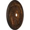 Ekena Millwork Sellek Ceiling Medallion (Fits Canopies up to 9"), Hand-Painted Rust, 42 1/8"OD x 1 7/8"P CM42SKRUS - alternate 3